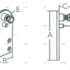 soporte inox ss316 soportes amortiguador imnasa ref 09121474