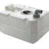 Tanque de plástico para agua sanitaria 80 L. Incluye conexiones y tapa de registro (excluye rácor de llenado)