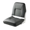 Asiento abatible de lujo FIRST MATE, gris oscuro con ribetes gris