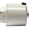 Bomba tipo HTP42, blanca, tubo Ø 10 mm (nylon o cobre), con válvula anti-retorno