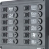 Panel con interruptores tipo P12 con 12 fusibles, 12 V