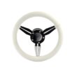 Rueda timon/Volante ALBUS, blanco, 300 mm Ø