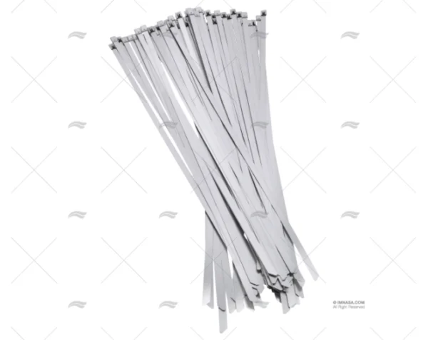ABRAZADERA INOX W4 500mm X 7,9mm (100u) NORMA