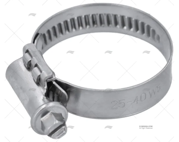 ABRAZADERA INOX W5 25- 40/12