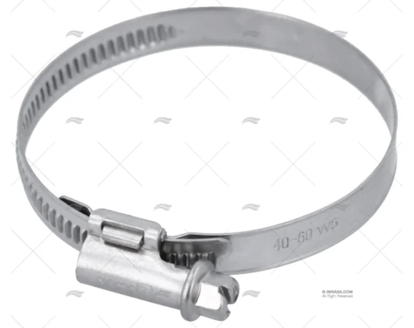 ABRAZADERA INOX W5 40- 60/ 9