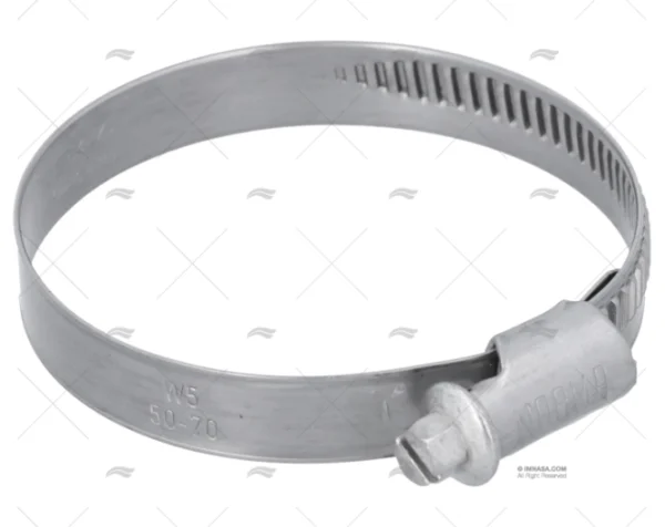 ABRAZADERA INOX W5 50- 70/12 NORMA