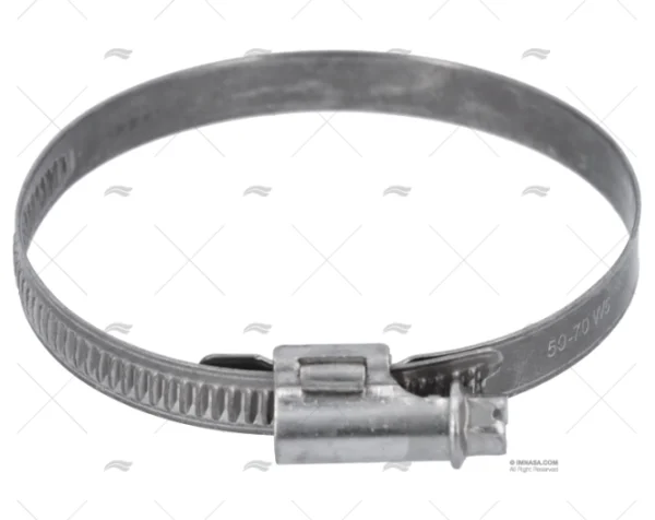ABRAZADERA INOX W5 50- 70/ 9
