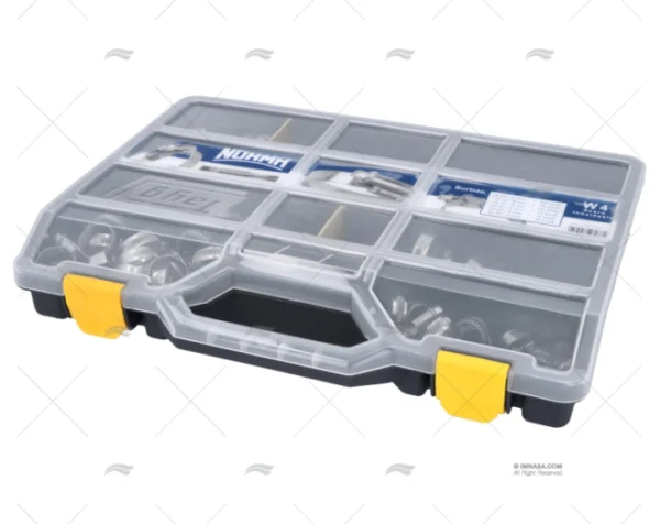 ABRAZADERA KIT MALETIN 120UD. W4 NORMA