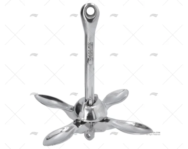 ANCLA PLEGABLE 0,7kg INOX