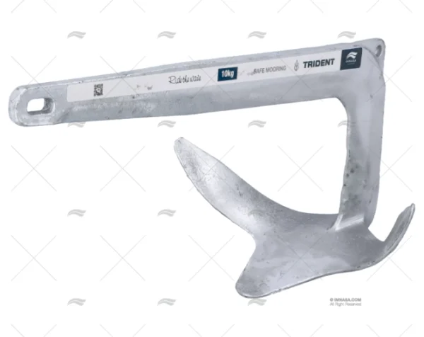 ANCLA TRIDENT 10 kg GALV IMNASA