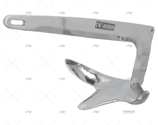 ANCLA TRIDENT 10 kg INOX IMNASA