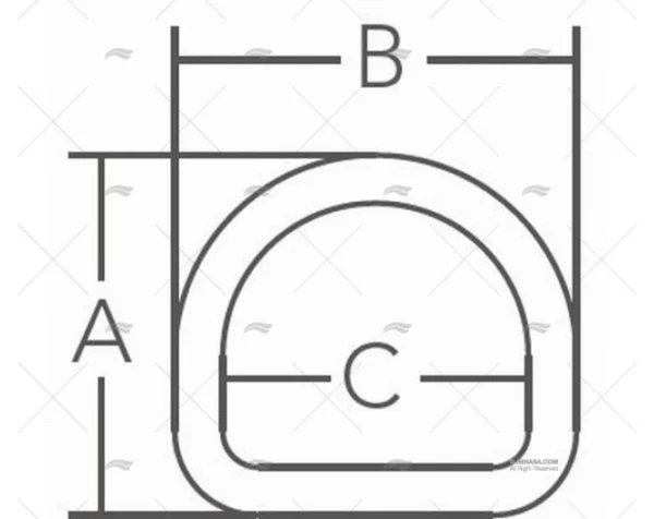 ANILLA D INOX SS 316 (2ud)