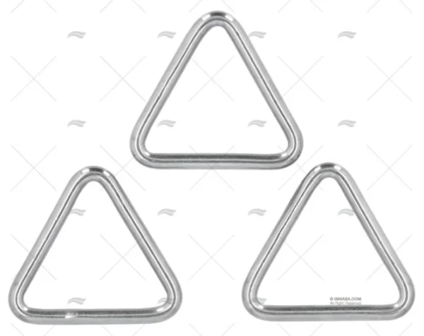 ANILLA TRIANGULO 6x50mm INOX (3ud)