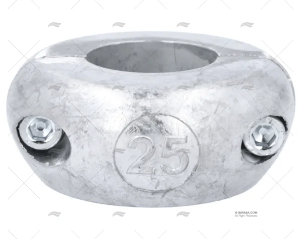 ANODO ZINC COLLARIN 25mm PLANO TECNOSEAL