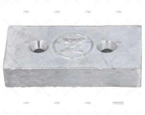 ANODO ZINC PLACA 100X50X18 0,612kg ZINETI
