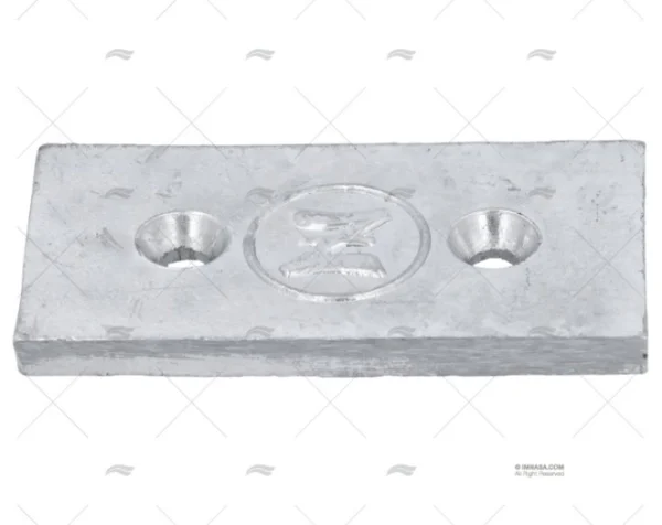 ANODO ZINC PLACA 100X50X8 0,270kg. ZINETI