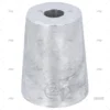 ANODO ZINC PUNTA EJE 50mm RADICE ZINETI