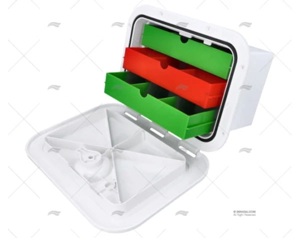 ARMARIO PESCA 3 CONTEN. 280x375mm BLANCO