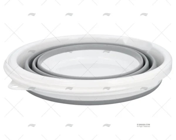 BALDE PLEGABLE 10L GRIS
