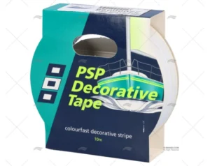 BANDA ADHESIVA 19mm BLANCA STRIPE PSP TAPES