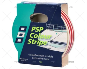 BANDA ADHESIVA 19mm ROJA STRIPE PSP TAPES