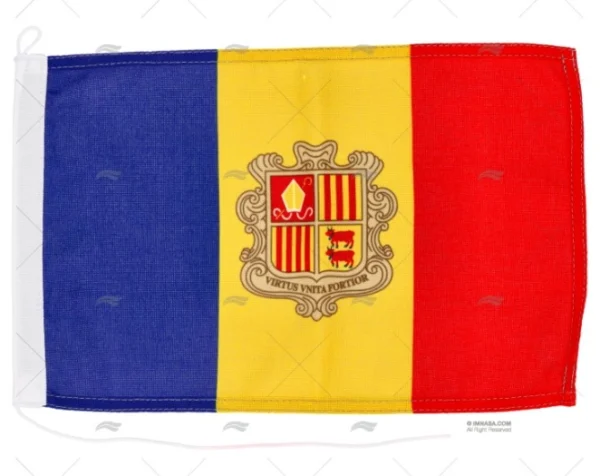 BANDERA ANDORRA 30x 20cm ADRIA BANDIERE