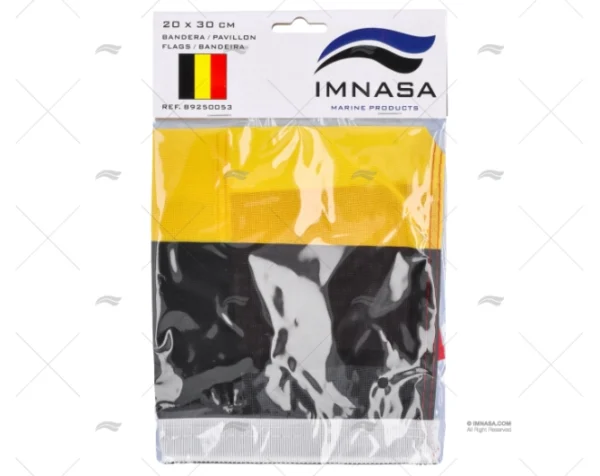 BANDERA BELGICA 30x 20cm