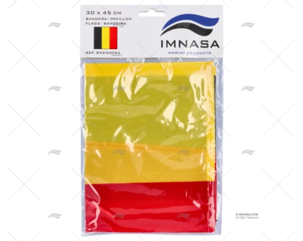 BANDERA BELGICA 45x 30cm