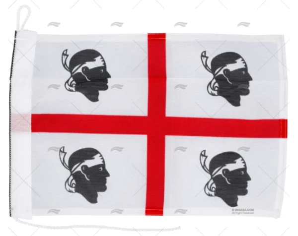 BANDERA CERDEÑA 30x 20cm