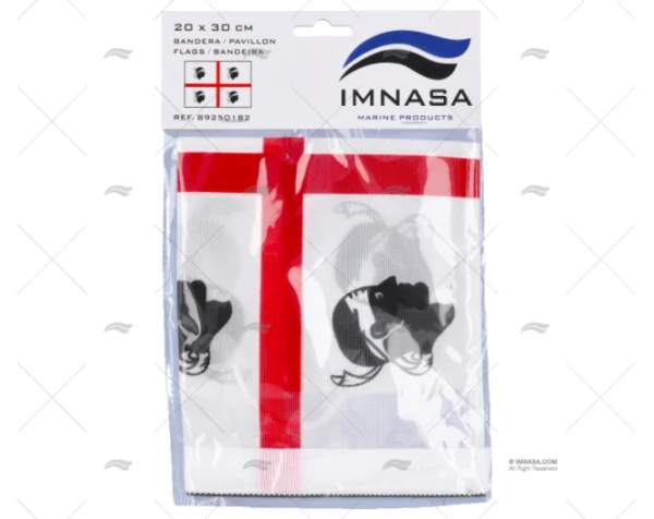 BANDERA CERDEÑA 30x 20cm