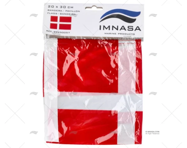 BANDERA DINAMARCA 30x 20cm