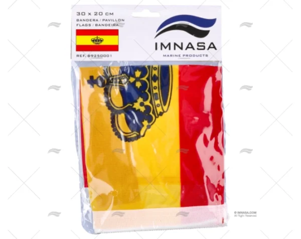 BANDERA ESPAÑA MAR 30x 20cm