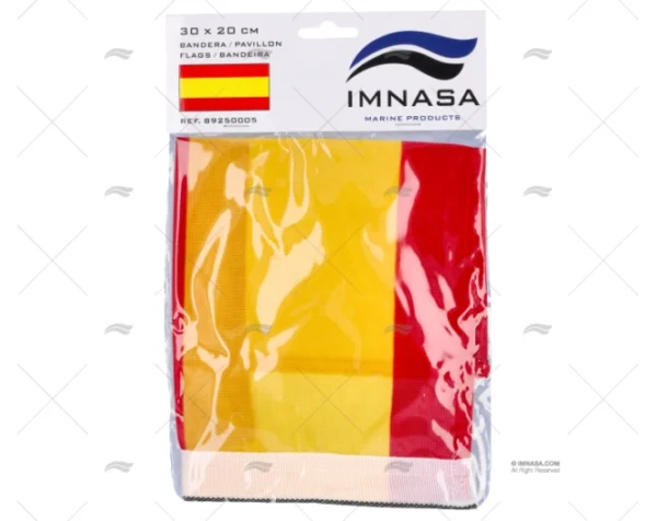 BANDERA ESPAÑA S/COR 30x 20cm