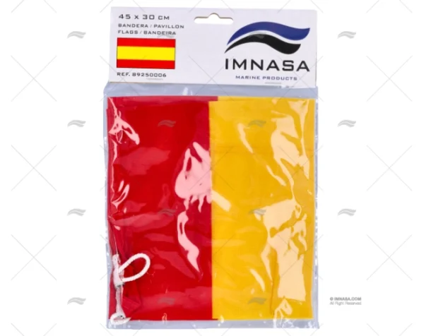 BANDERA ESPAÑA S/COR 45x 30cm