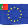 BANDERA EURO-PORTUGUESA 45x 30cm ADRIA BANDIERE