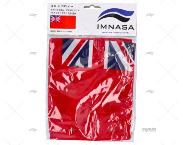 BANDERA GRAN BRET MAR 45x 30cm