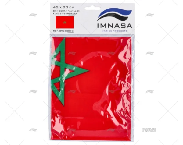 BANDERA MARRUECOS 45x 30cm