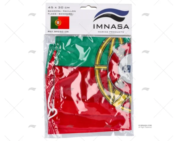 BANDERA PORTUGAL C/ES 45x 30cm