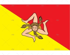 BANDERA SICILIA 45x 30cm ADRIA BANDIERE