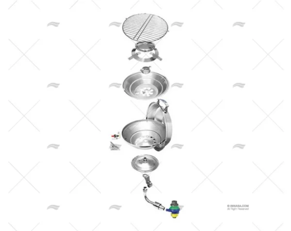 BARBACOA GAS D.381 CHISPA A10-207 MAGMA
