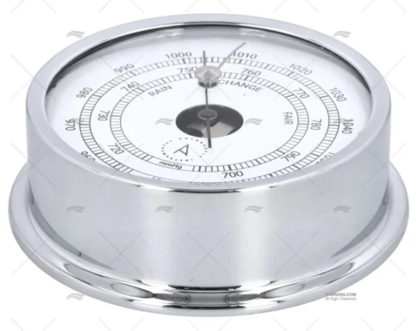 BAROMETRO CROMADO 120mm DIAL 95mm AUTONAUTIC INSTRUMENTAL