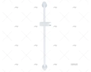 BARRA DUCHA DESLIZANTE TIGRIS BLANCA