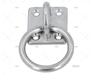 BASE CON ANILLA 6mm INOX