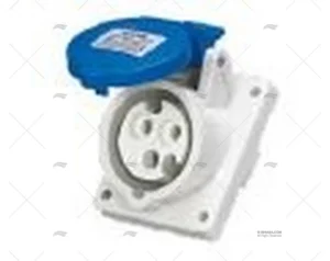 BASE ELEC. POPA HEMBRA 230V 32A 3P 6h IP
