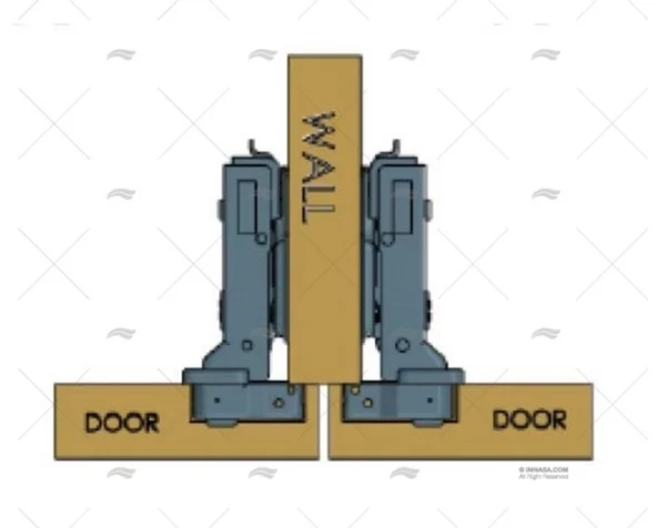 BISAGRA ARMARIO INOX SS 304