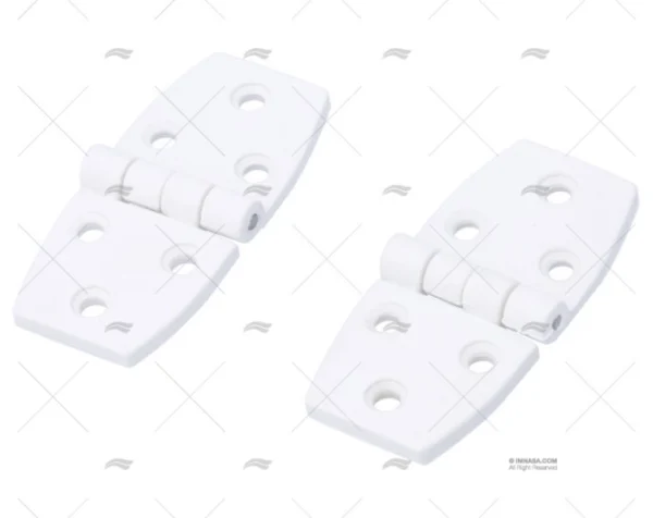 BISAGRA NYLON BLANCA 2-7/8" X1-3/8" (2u)