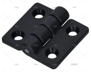 BISAGRA NYLON NEGRA 1-1/2" X1-3/8" (2U)