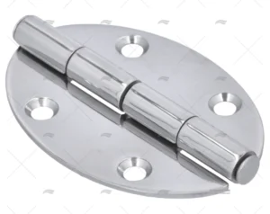 BISAGRA OVALADA INOX 56x78mm