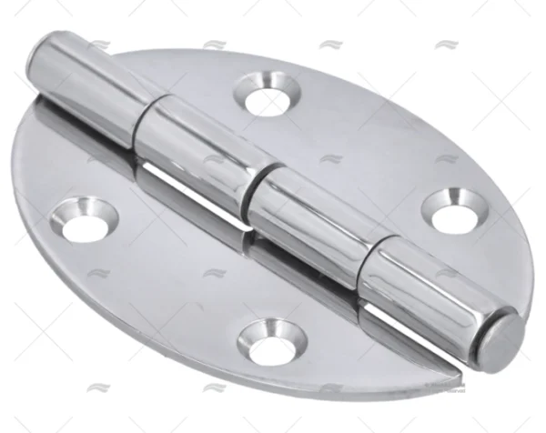 BISAGRA OVALADA INOX 56x78mm