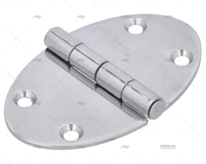 BISAGRA OVALADA INOX 90x56mm